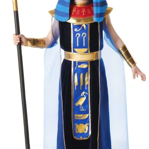 Costume da Faraone Egiziano Elegante Blu per Bambino