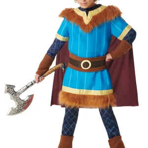 Costume da Vichingo Blu Bambino