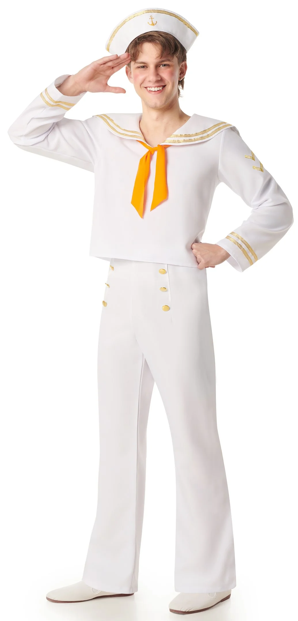 Costume da Marinaio Bianco per Uomo - immagine 2