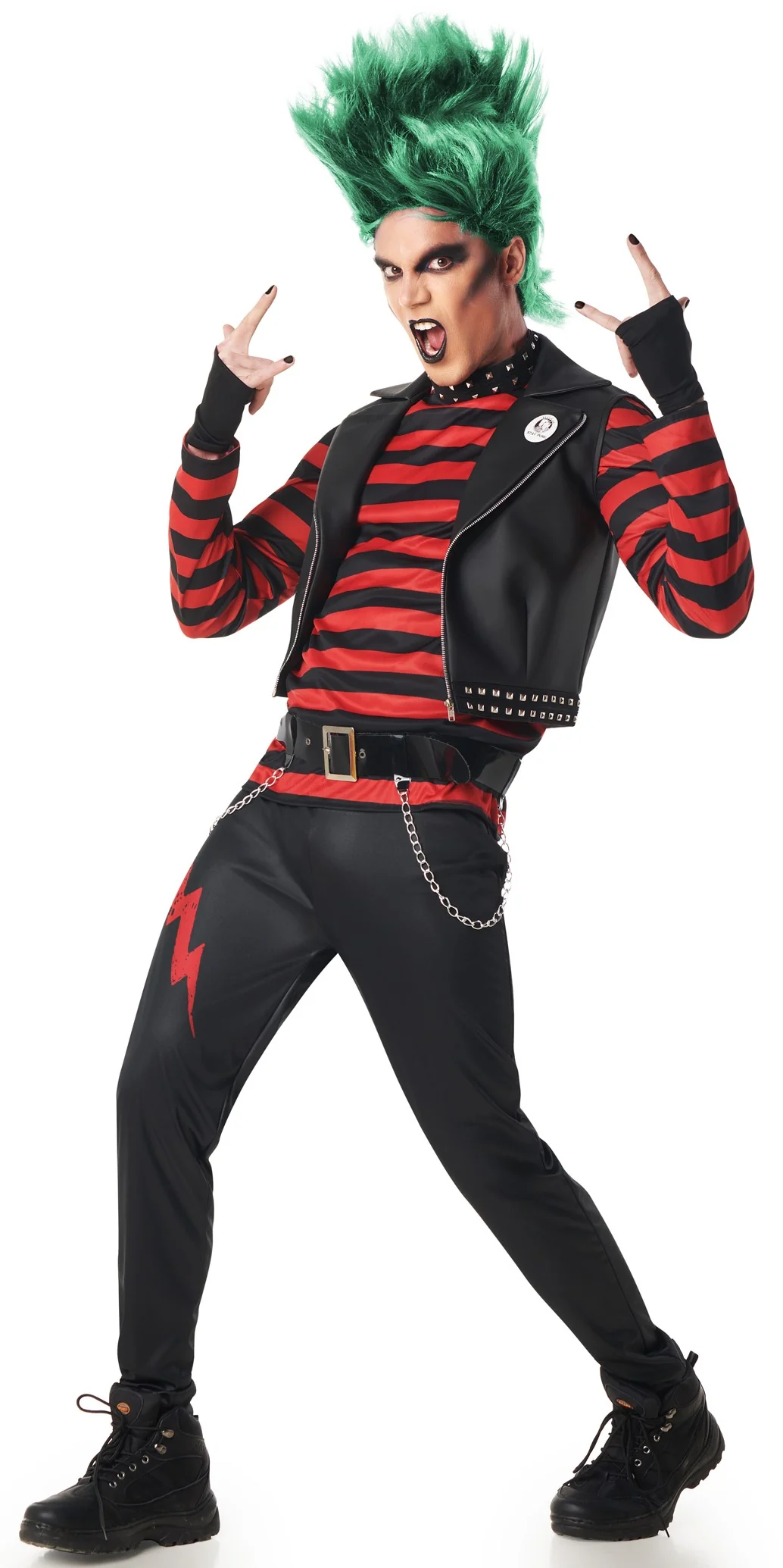 Costume da Punky Rockero per Uomo - immagine 2