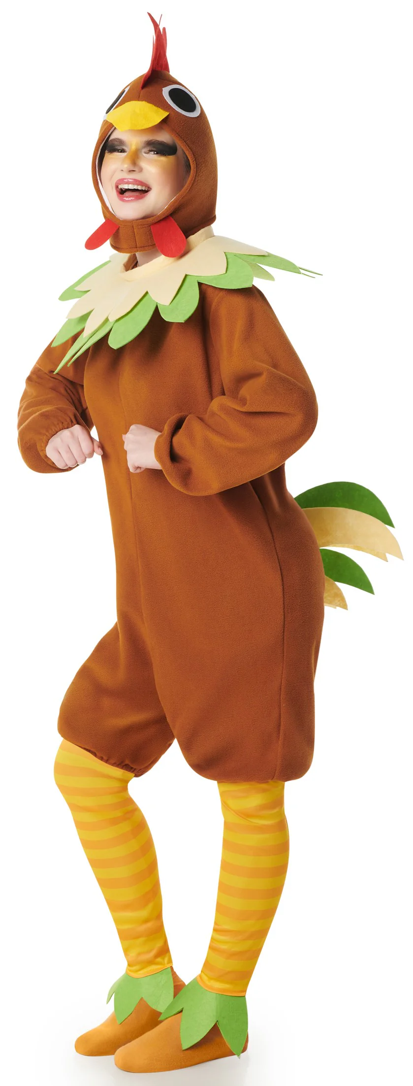 Costume da Gallina Marrón per Donna