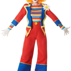 Costume da Clown Multicolore con Giacca per Donna