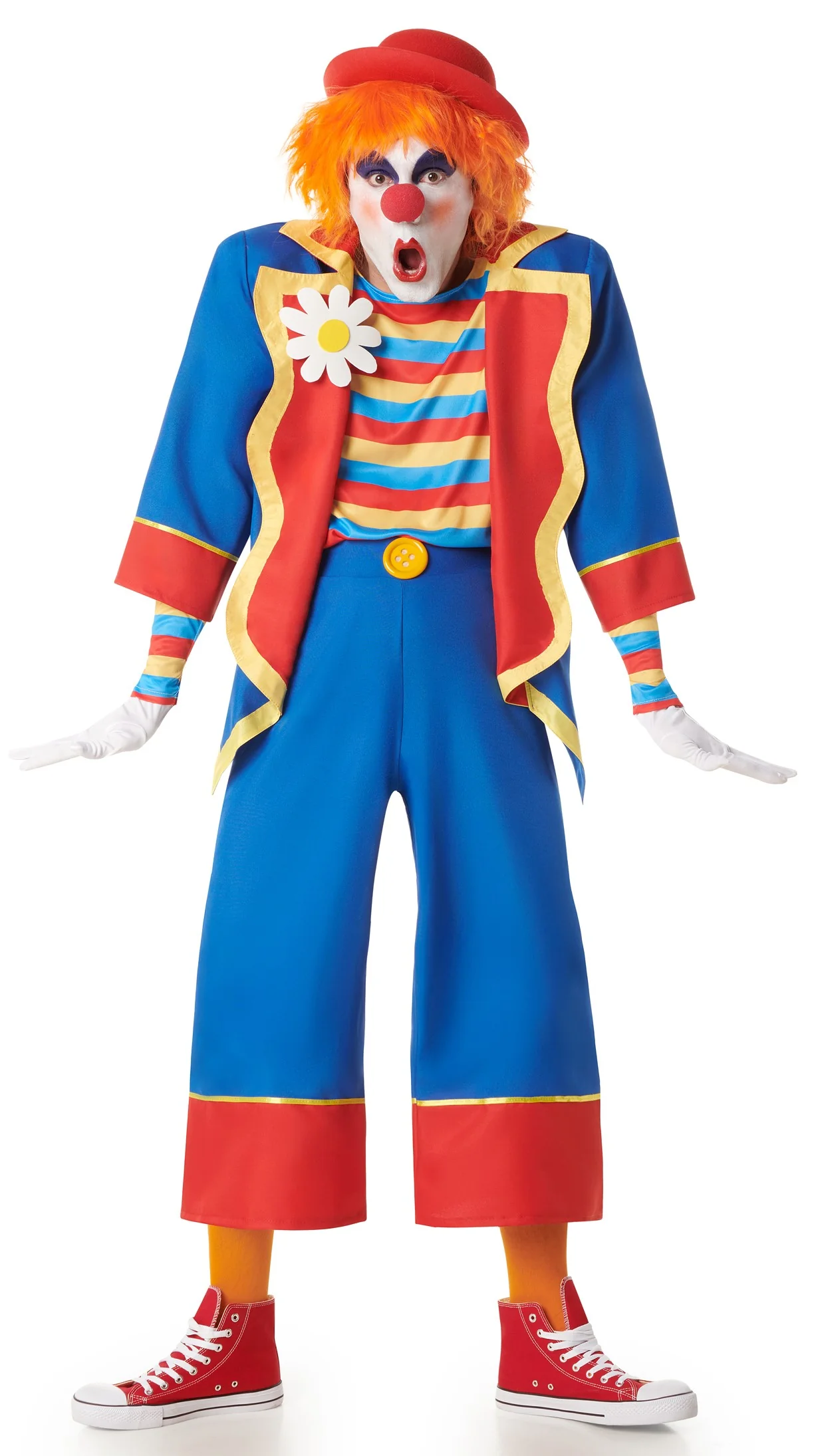 Costume da Clown Multicolore con Giacca per Uomo