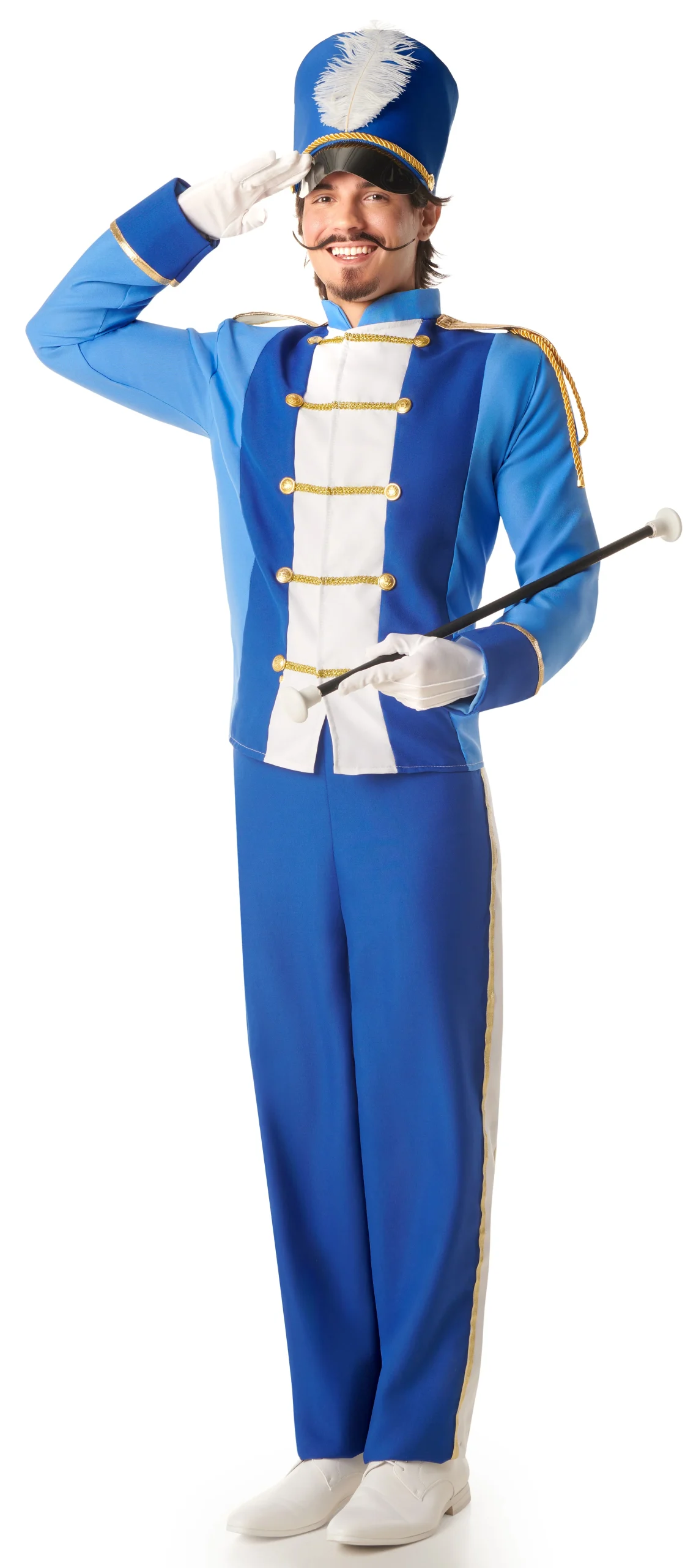 Costume da Majorette Blu per Uomo