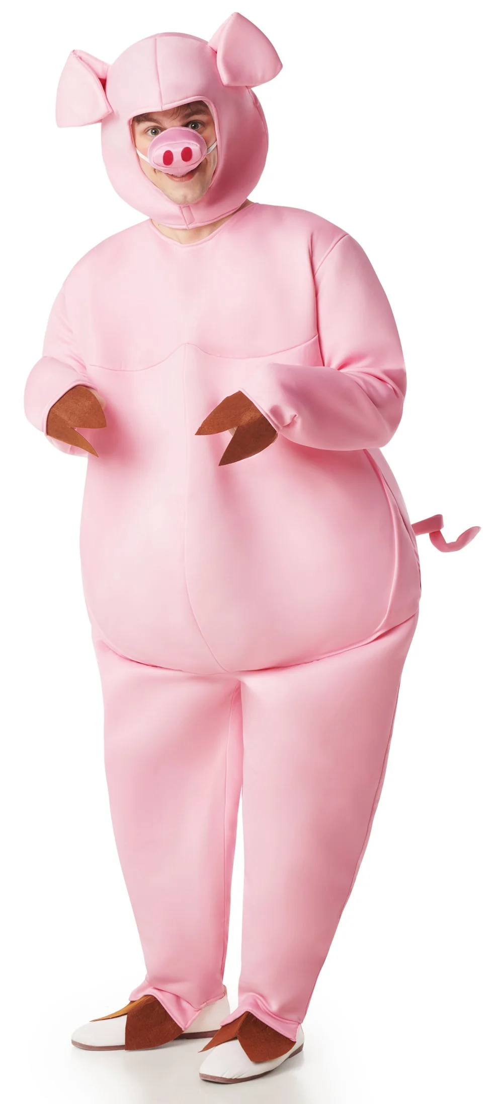 Costume da Maiale Cicciottello per Adulto - immagine 2