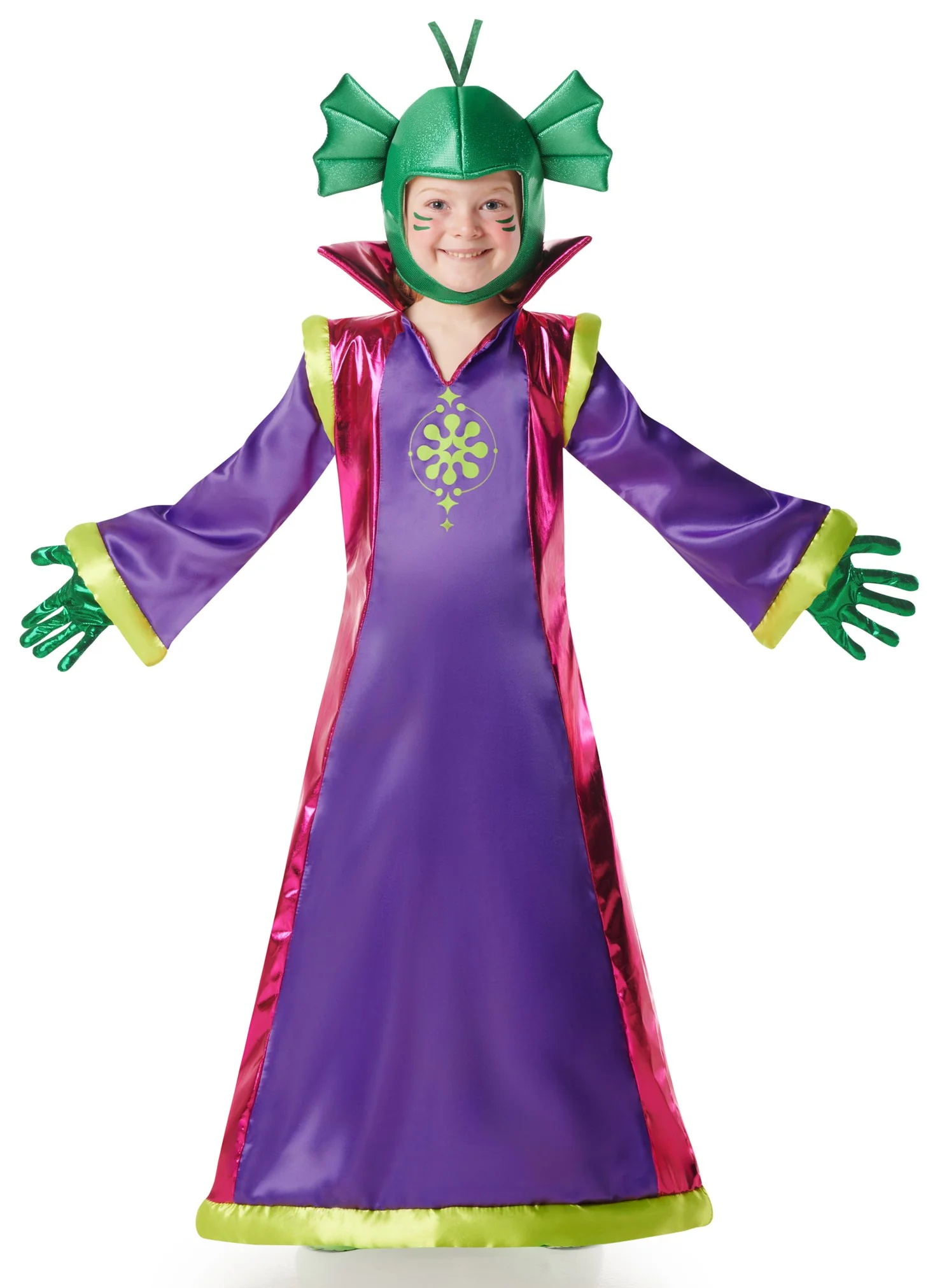Costume da Extraterrestre Viola per Bambina - immagine 2