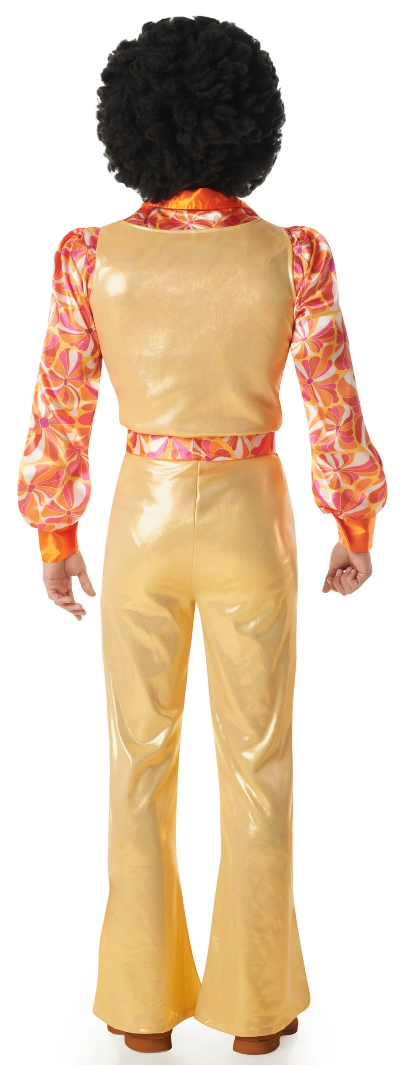 Costume Disco Anni 70 Dorato per Uomo - immagine 3