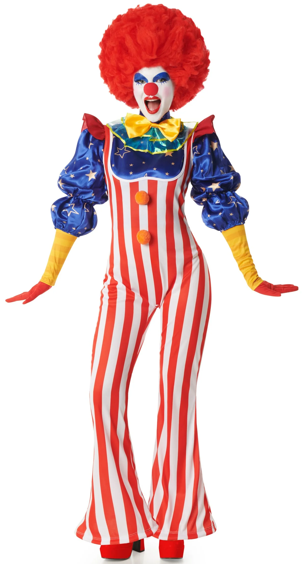 Costume da Pagliaccia Americana per Donna - immagine 2