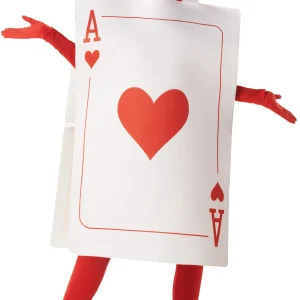 Costume di Carta di Poker Asso di Cuori per Adulto