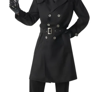 Costume da Detective Spia con Gabardina per Uomo