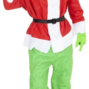 Costume da Grinch con Maschera per Uomo