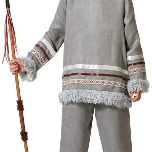 Costume da Esquimese Grigio per Bambino