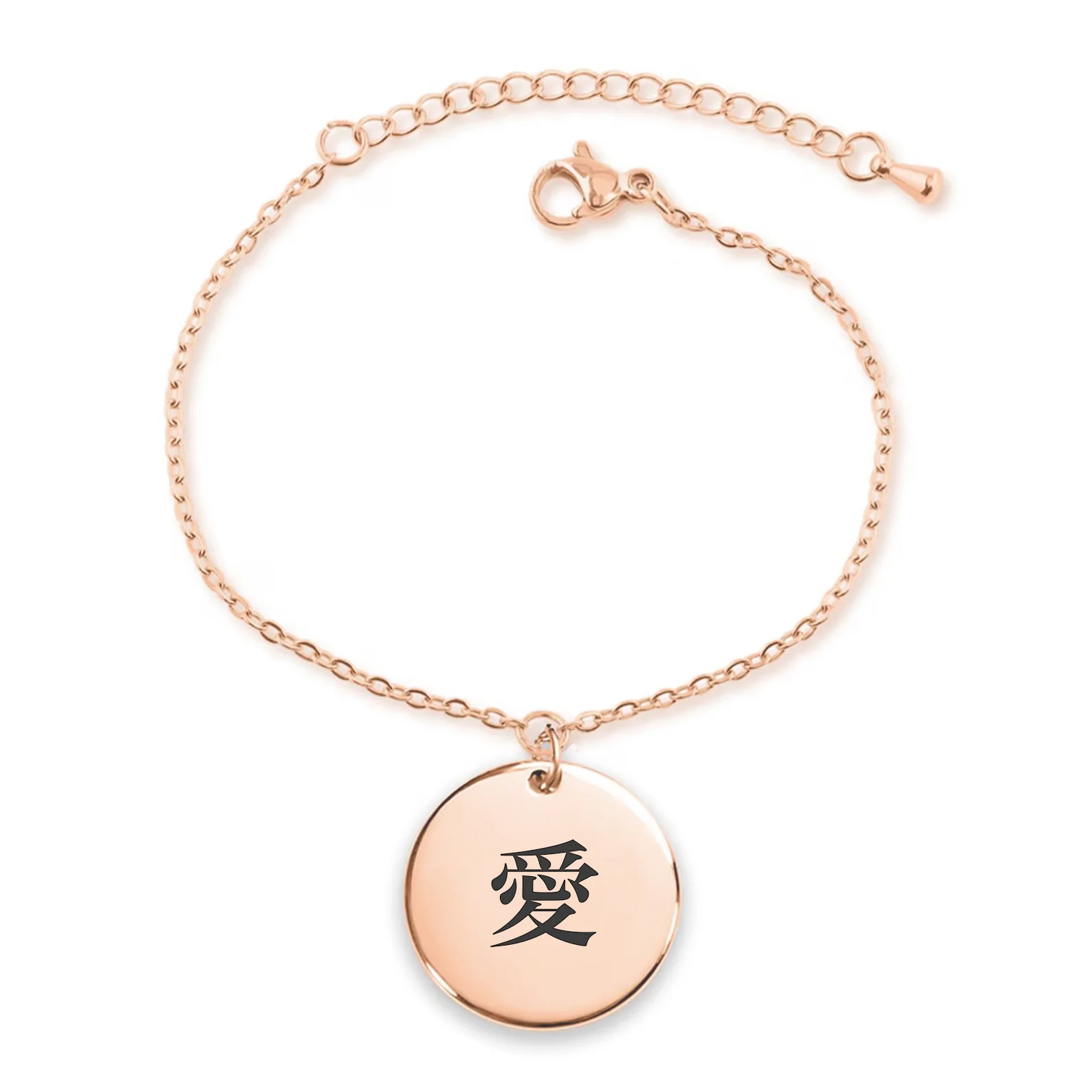 Bracciale Medaglione Kanji Giapponese Donna - immagine 4