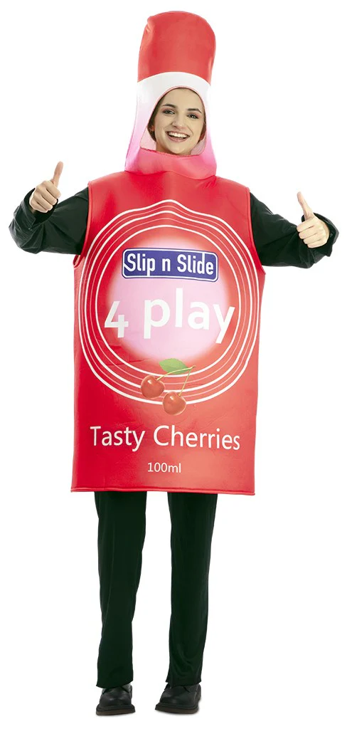 Costume di Lubrificante alla Ciliegia per Adulto - immagine 3