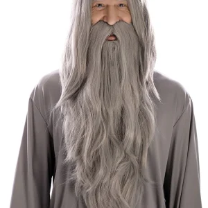 Parrucca da Mago Gandalf il Grigio con Barba