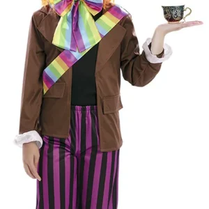 Costume da Cappellaio Matto con Giacca per Bambino