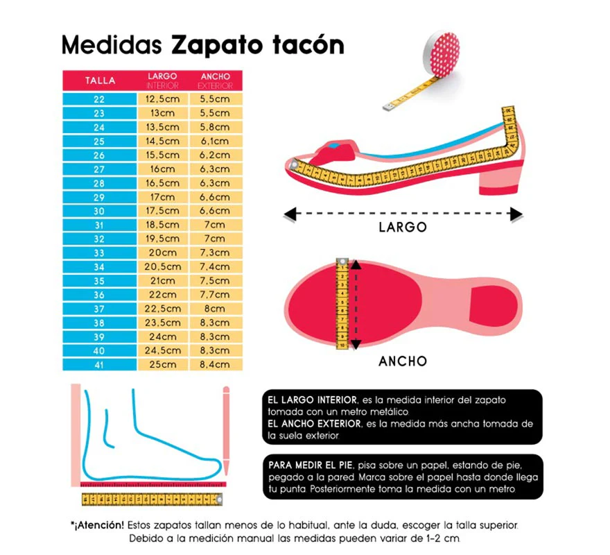 Scarpe da Flamenco Rosse con Tacco per Donna - immagine 3