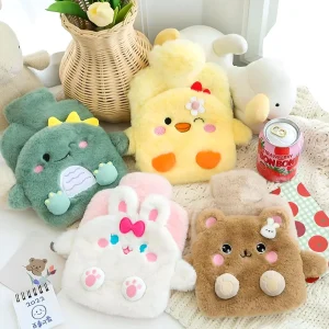 Borsa dell'acqua calda Kawaii in peluche