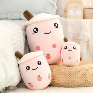 Peluche Bubble Tea alla frutta Kawaii