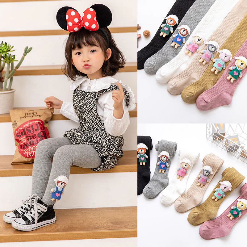 Collant per ragazze: Stile e comfort con motivi di bambole cartoon - immagine 8